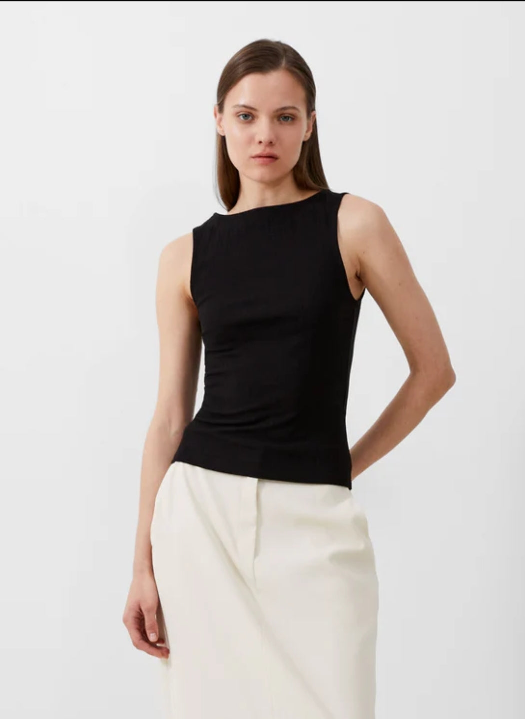 Simple Ribbed Tank Top