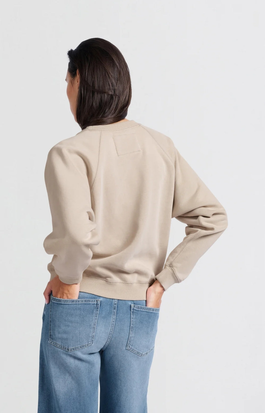Sweatshirt with Raglan Sleeve