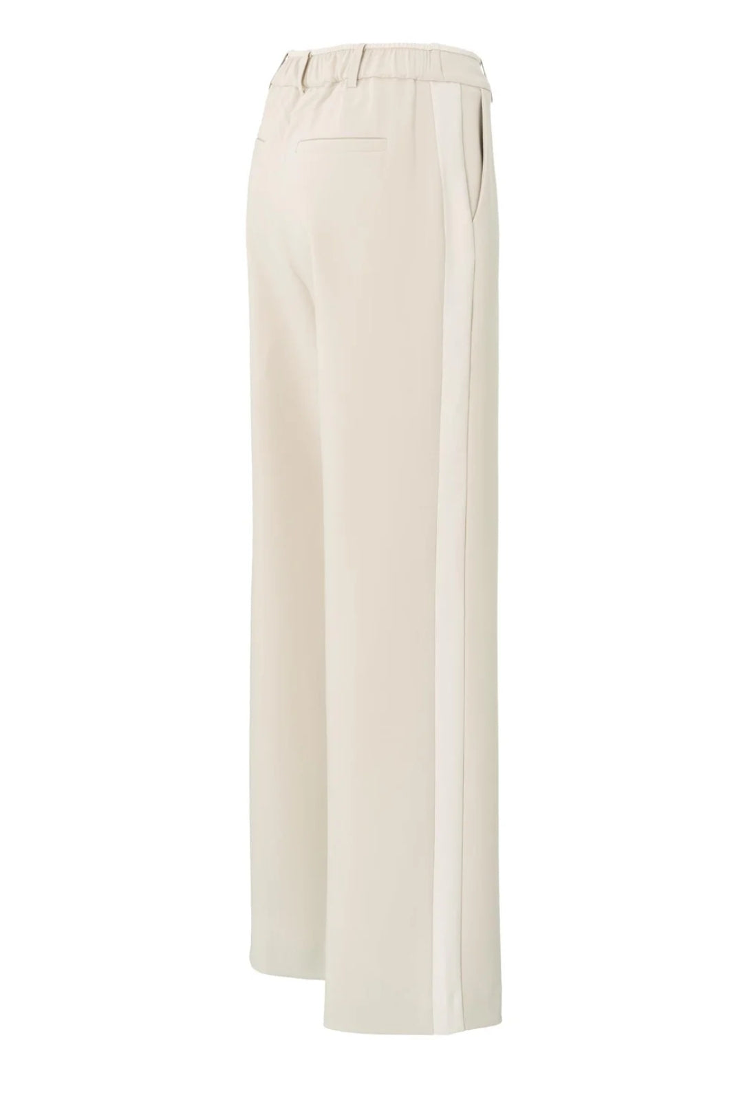 Wide Leg Trouser With Side Trim