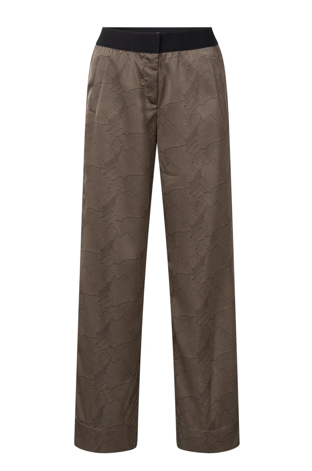 Wide Leg Printed Trouser
