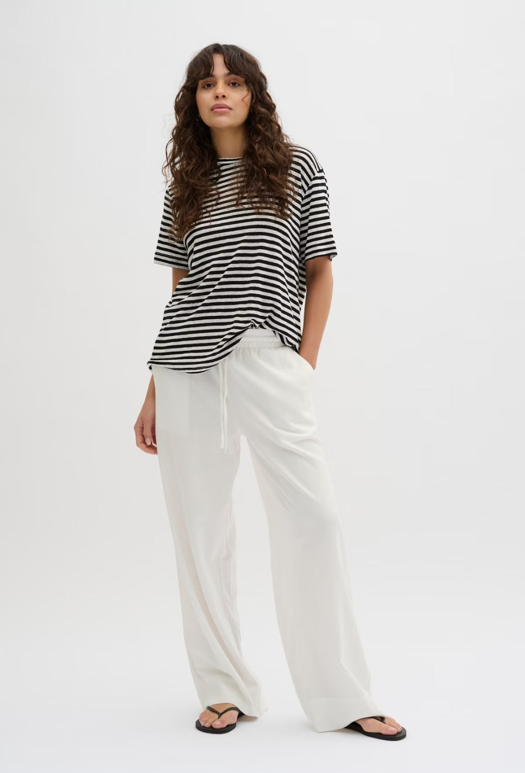 Dias Linen Mix Trouser