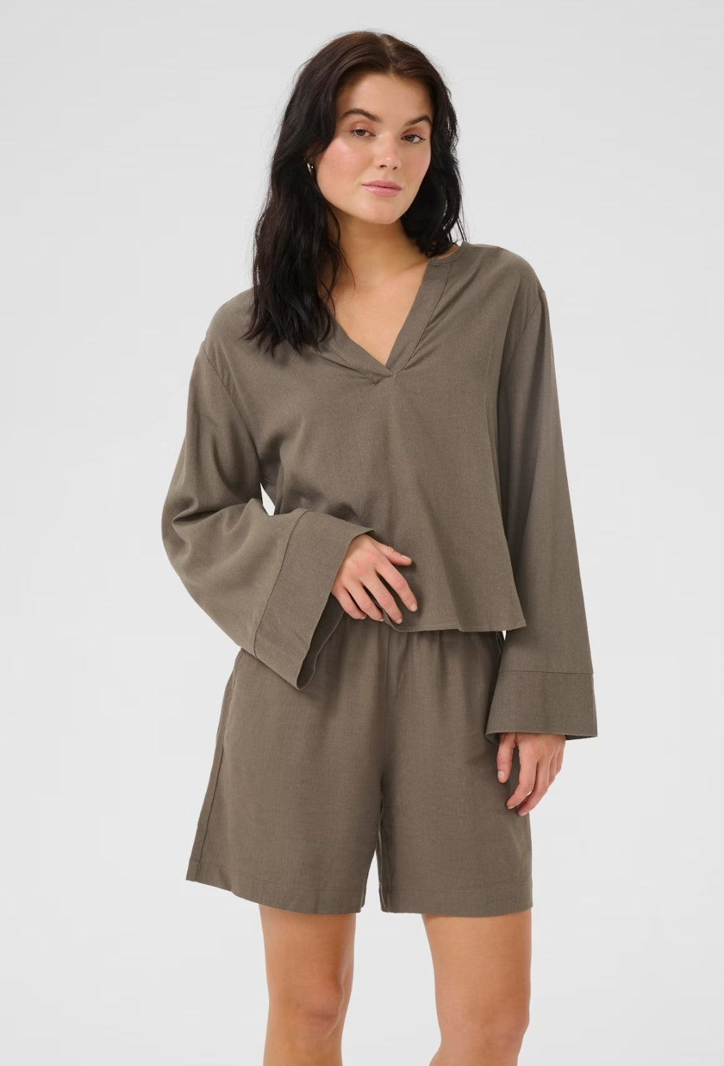 Dias Linen Mix Blouse