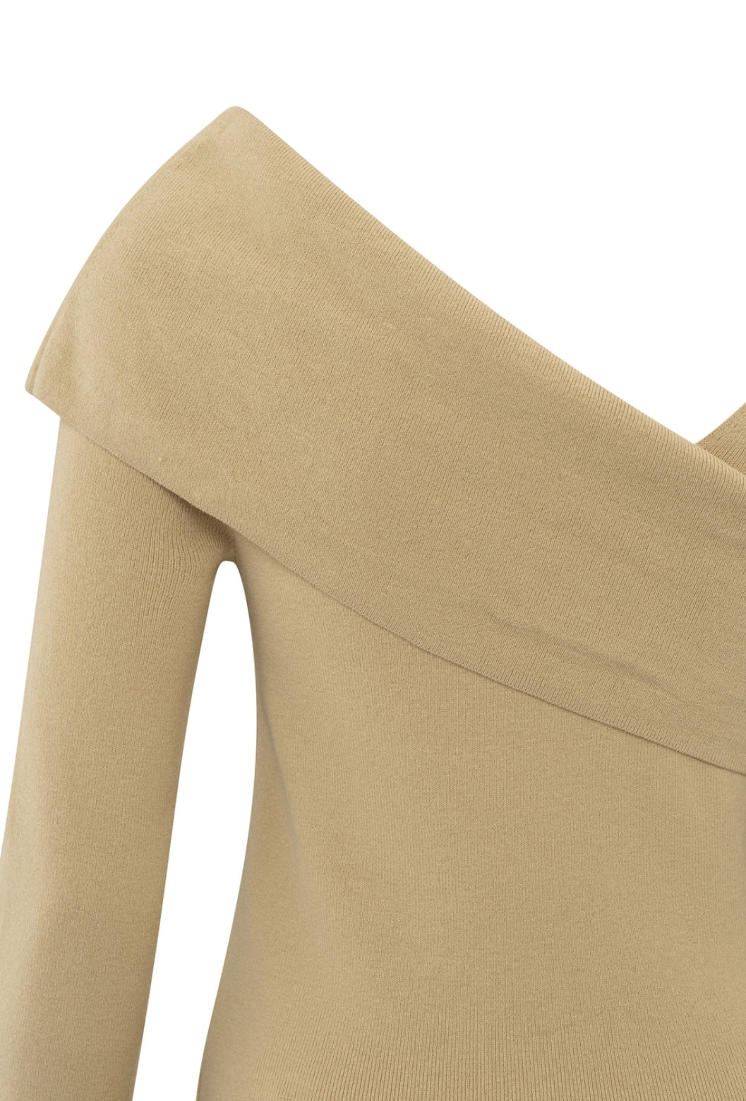 Top with Wrap-Over Neckline