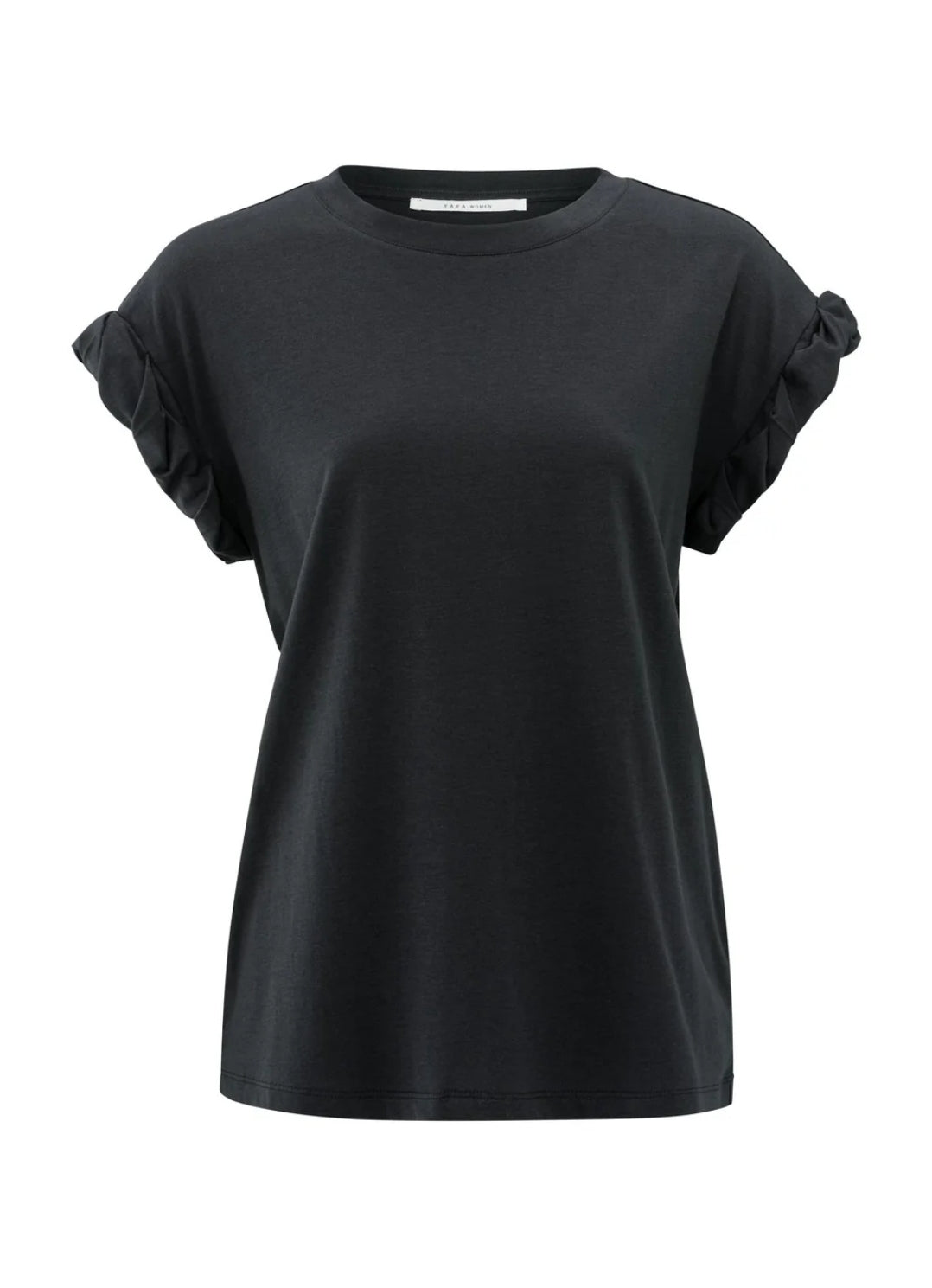 T-Shirt with Rolled Up Sleeves