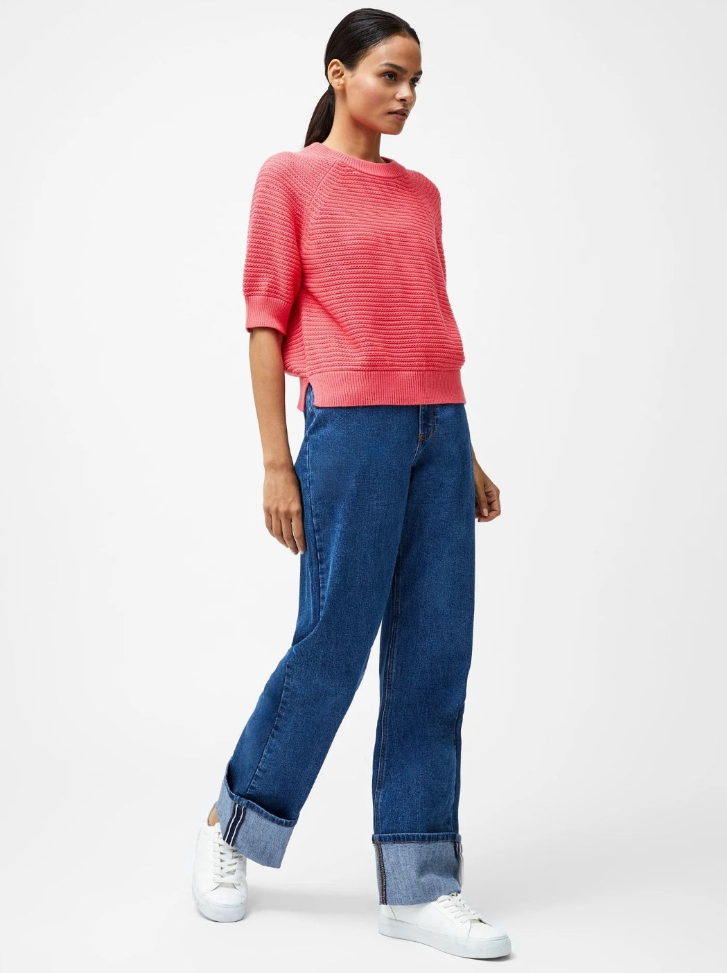 Lily Cotton Short Sleeve Jumper