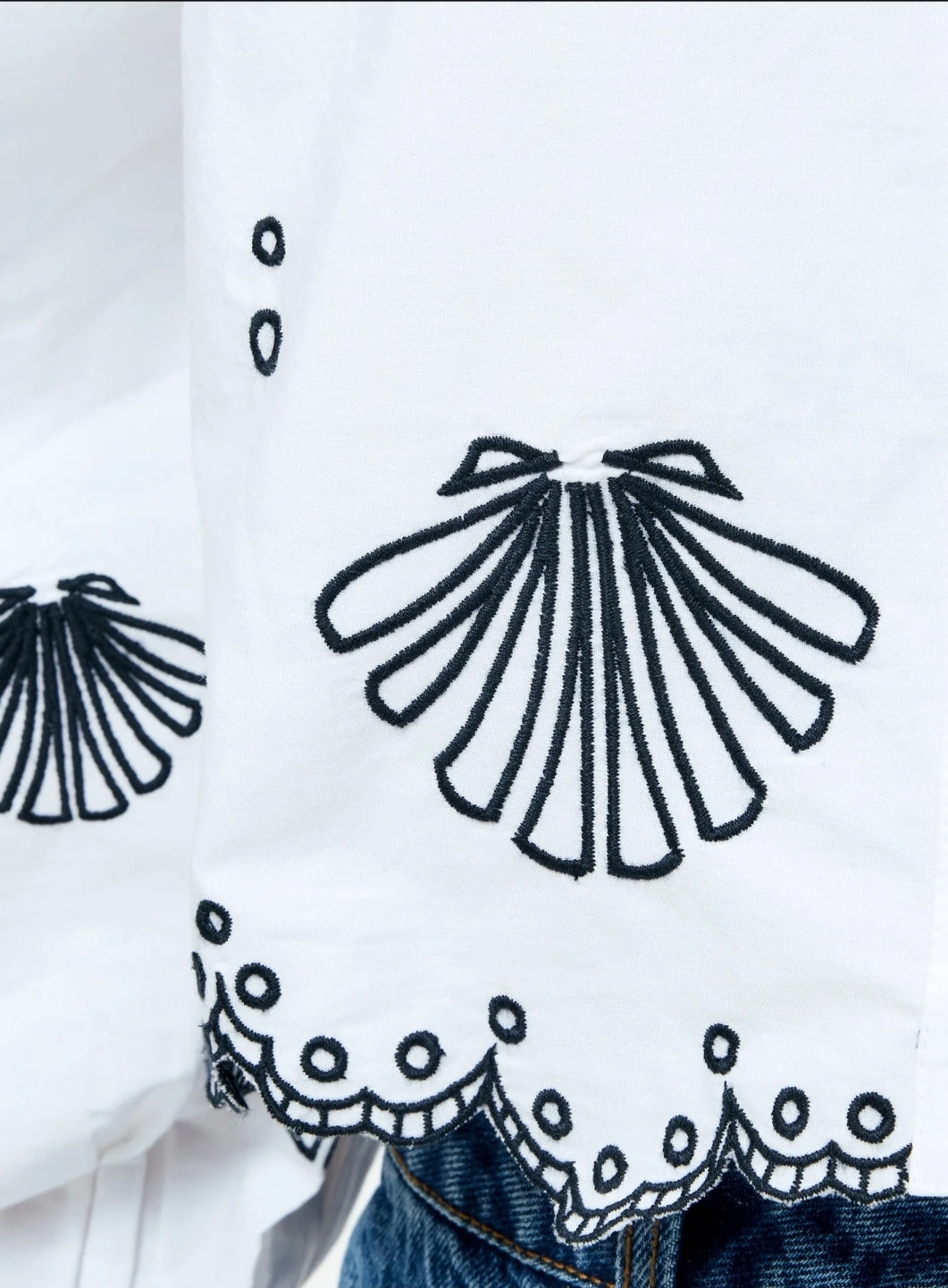 Cambria Cotton Embroidered Shirt