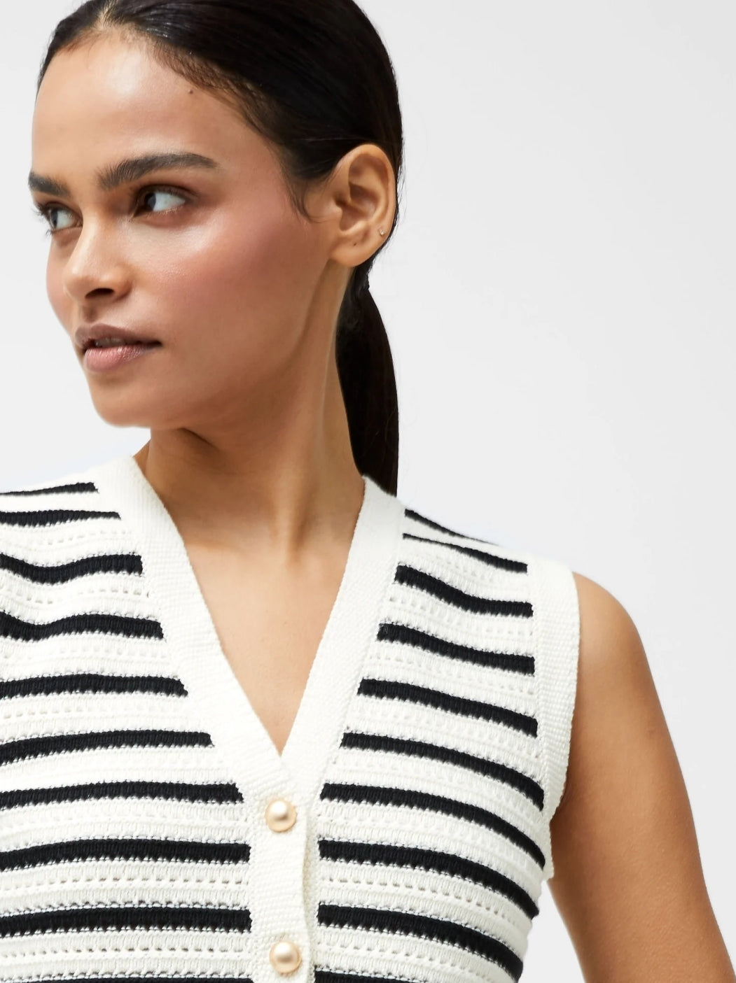 Lumi Stripe Knit Waistcoat