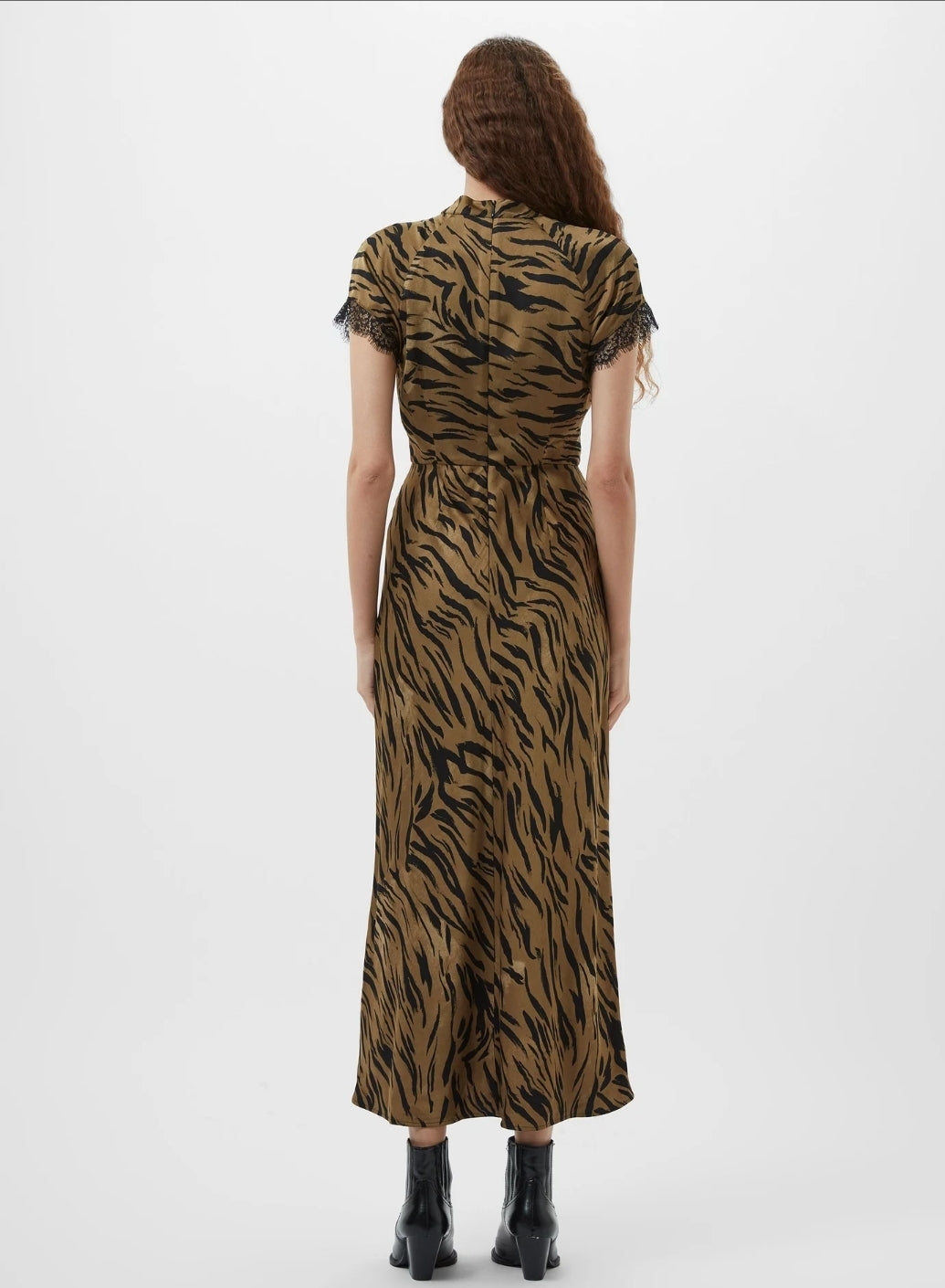 Adeline Satin Lace Dress