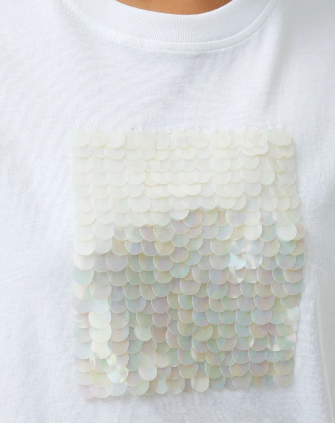 Sequin Short Sleeve T-Shirt