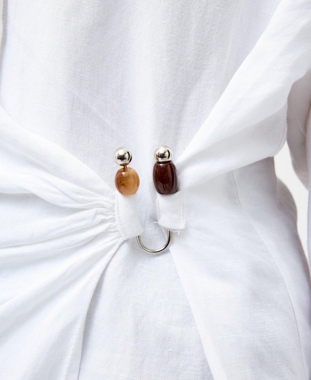 Auri Linen Clasp Shirt