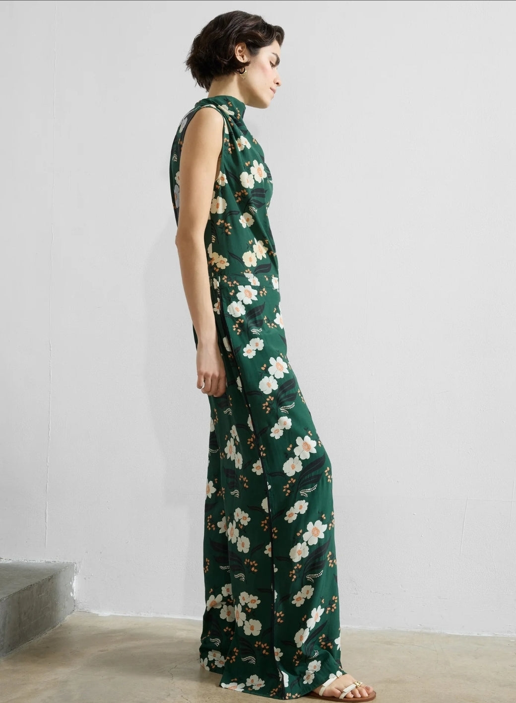 Rhian Printed Wide Leg Trouser