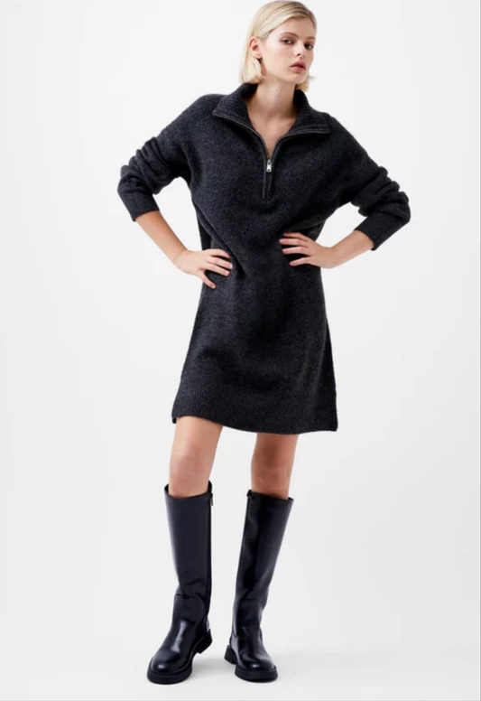 Maddox 1/2 zip Jumper dress