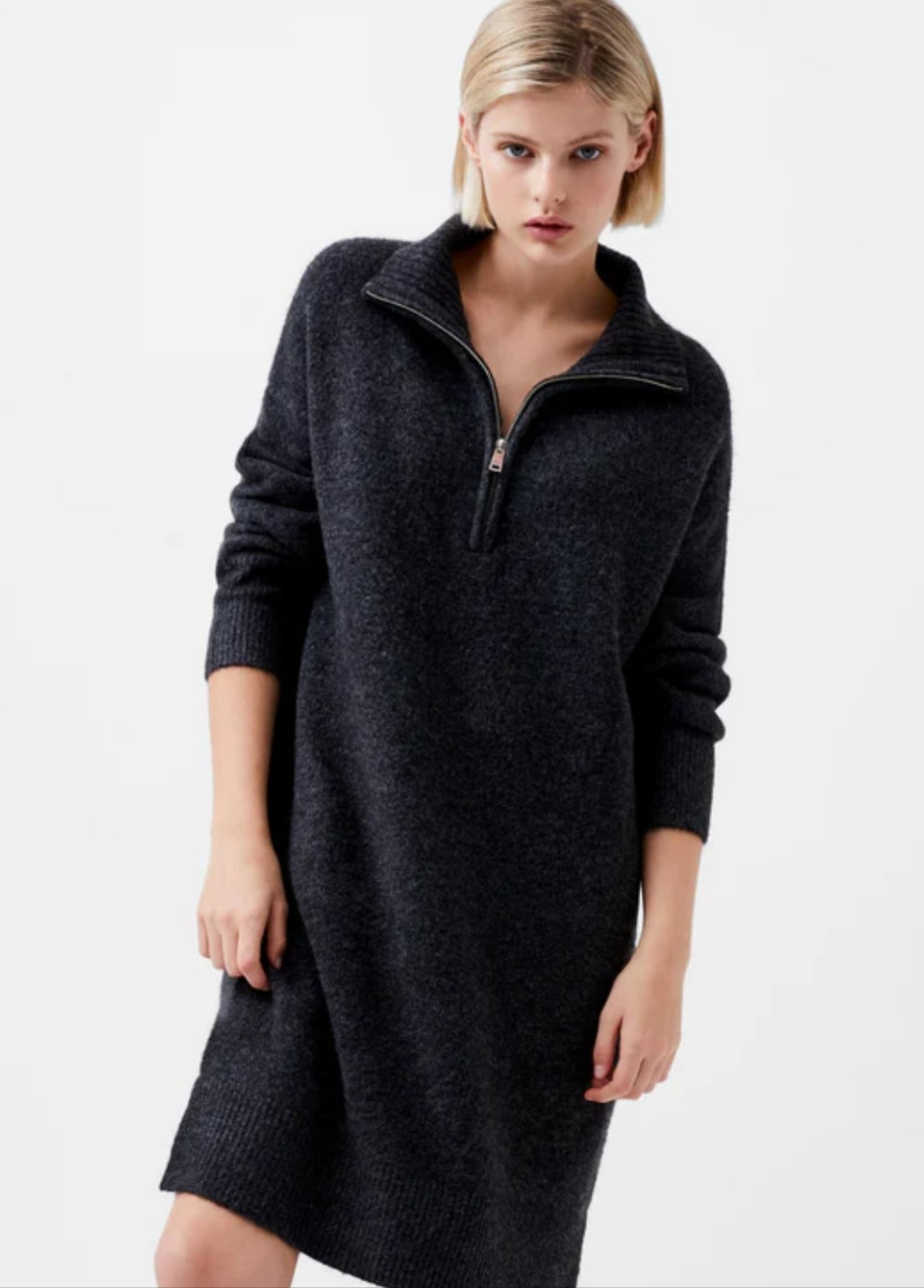 Maddox 1/2 zip Jumper dress