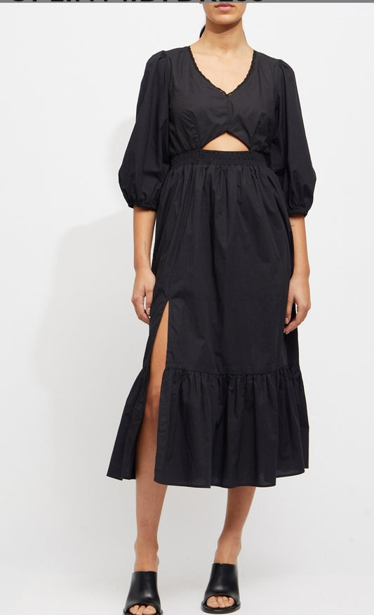 Cotton Midi Dress