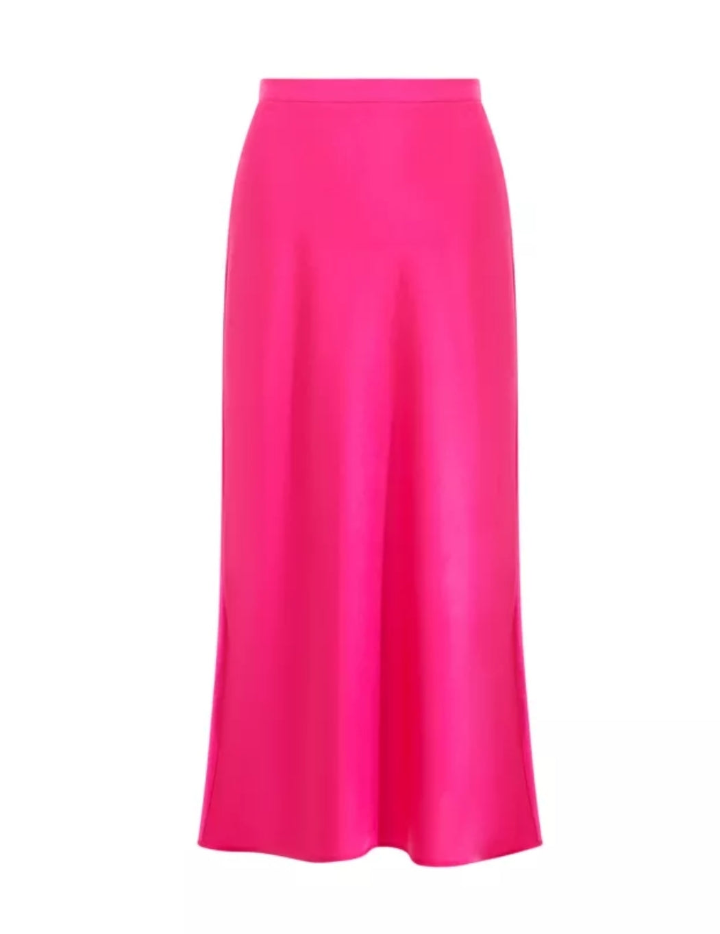 Pink Satin Skirt