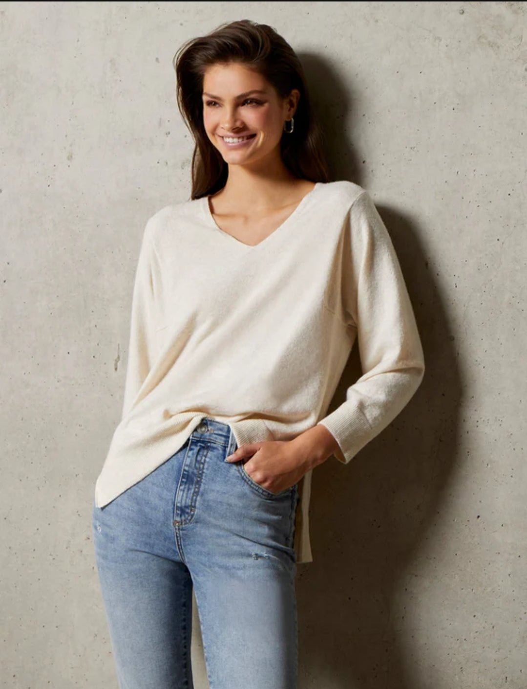 V-Neck Soft Touch Jumper