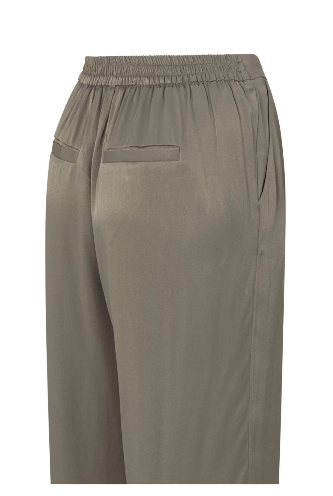 Wide Leg Satin Trouser