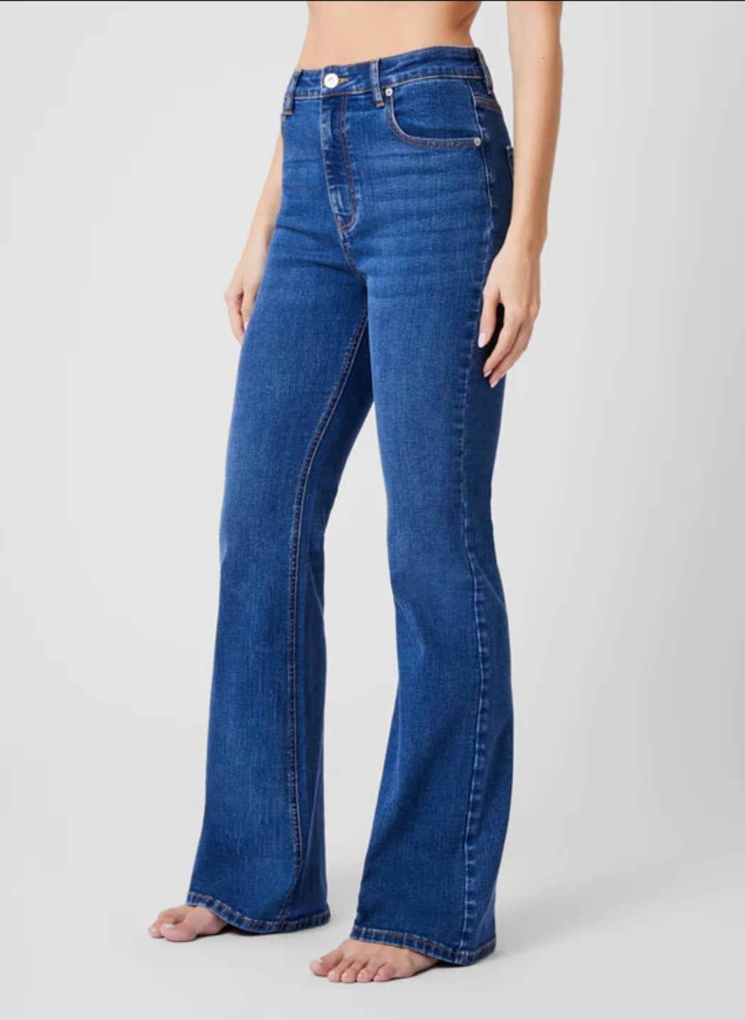 Flared Denim Jeans