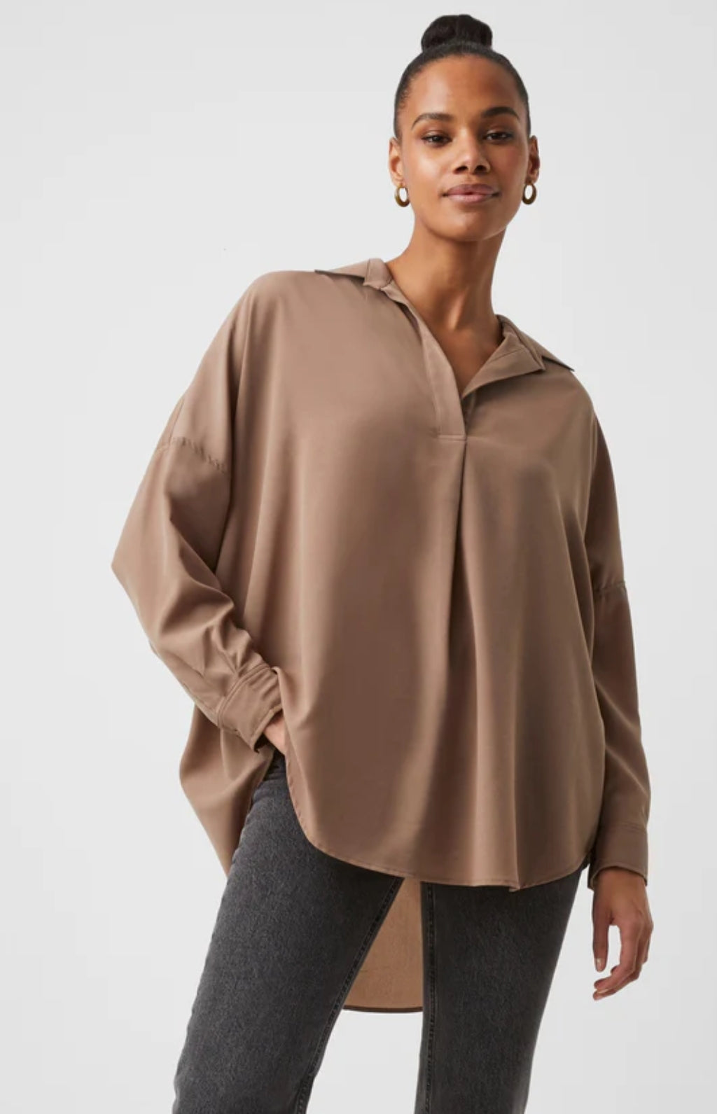 Long sleeve Pop-over Shirt