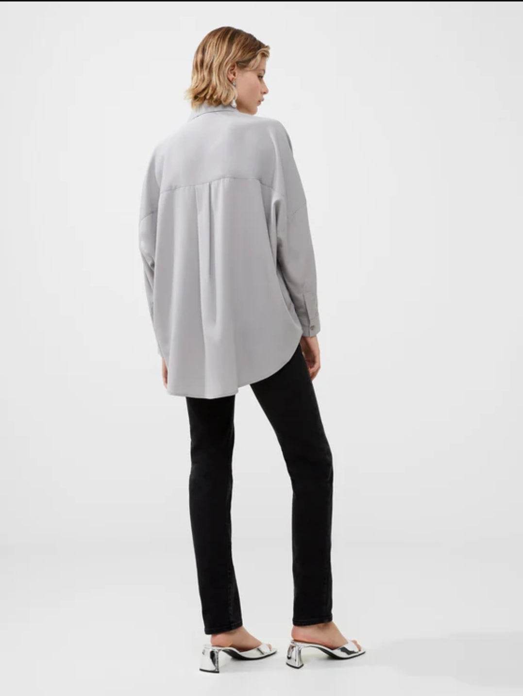 Long Sleeve Popover Blouse