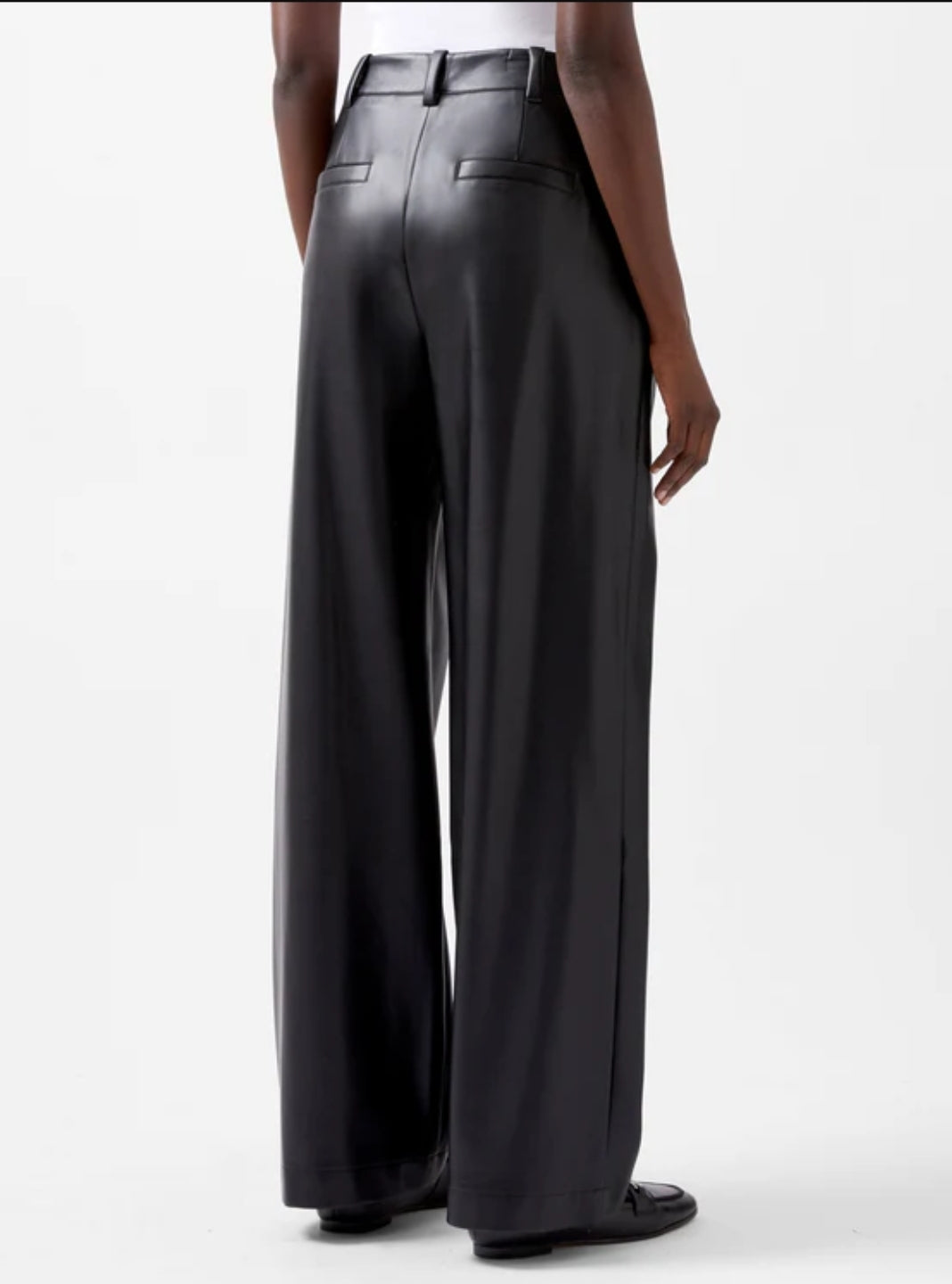 Crolenda PU Wide Leg Trouser