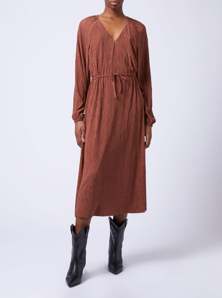 Tessa Crinkle Midi Dress