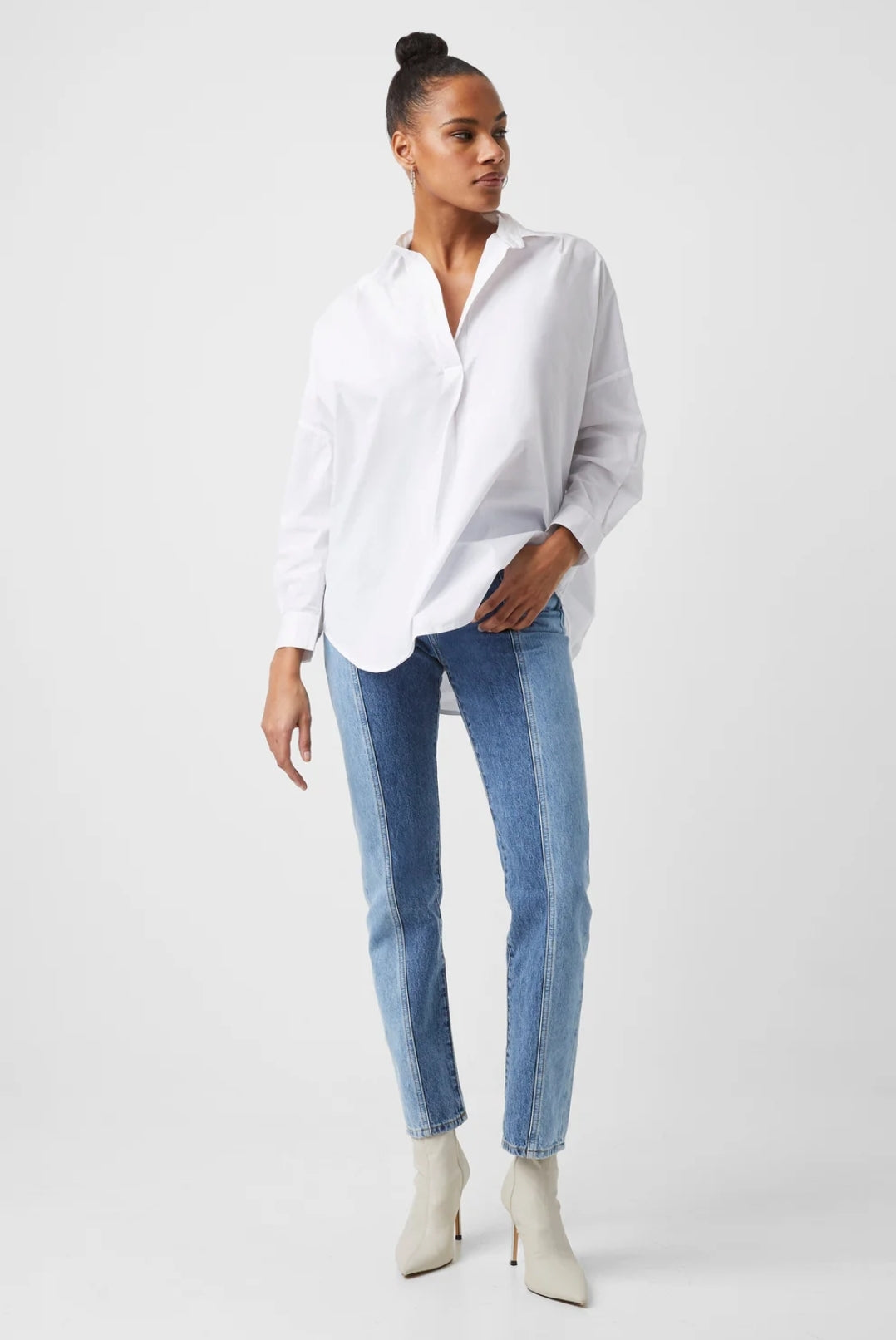 Cotton Poplin Popover Shirt