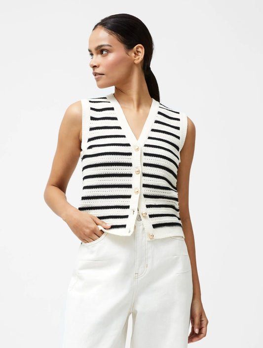 Lumi Stripe Knit Waistcoat