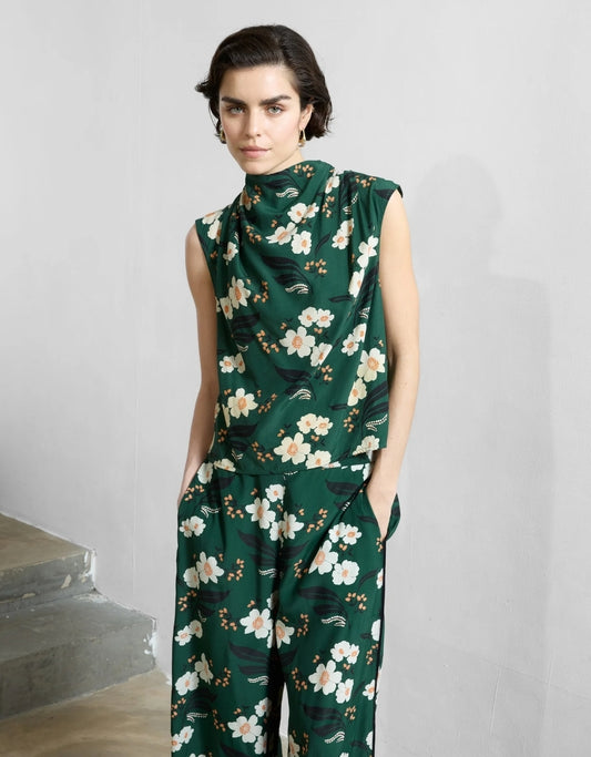 Rhian Draped Sleeveless Top