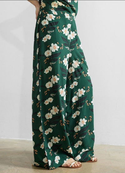Rhian Printed Wide Leg Trouser